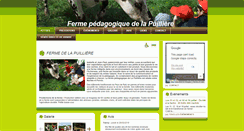 Desktop Screenshot of ferme-pedagogique-la-puilliere.com
