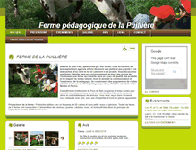 Tablet Screenshot of ferme-pedagogique-la-puilliere.com